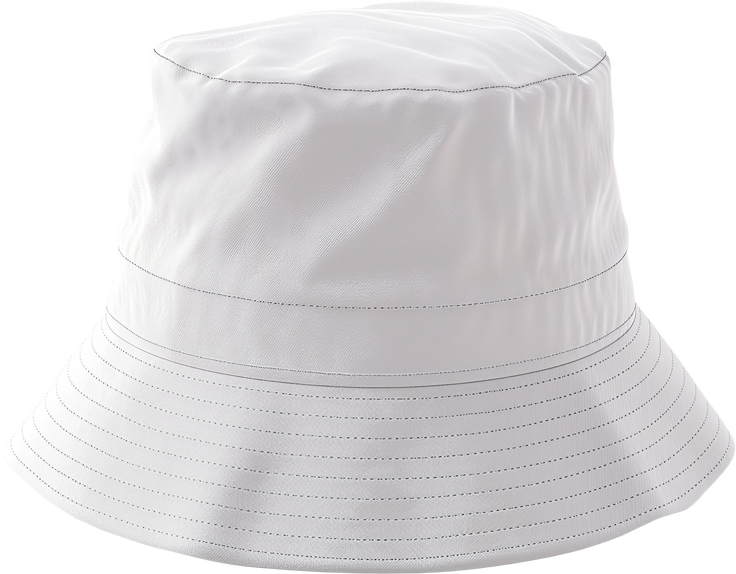 White Bucket Hat